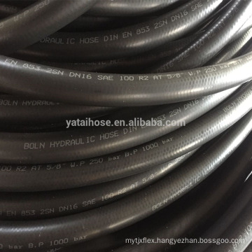 High Pressure Chinese Oil Resistant Hydraulic Hose With Fittings